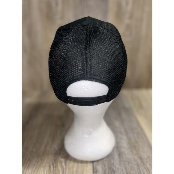 Batman Truckers Hat Cap Black Camo Chrome Bat Symbol Snapback Adjustable OSFM - Picture 5 of 9